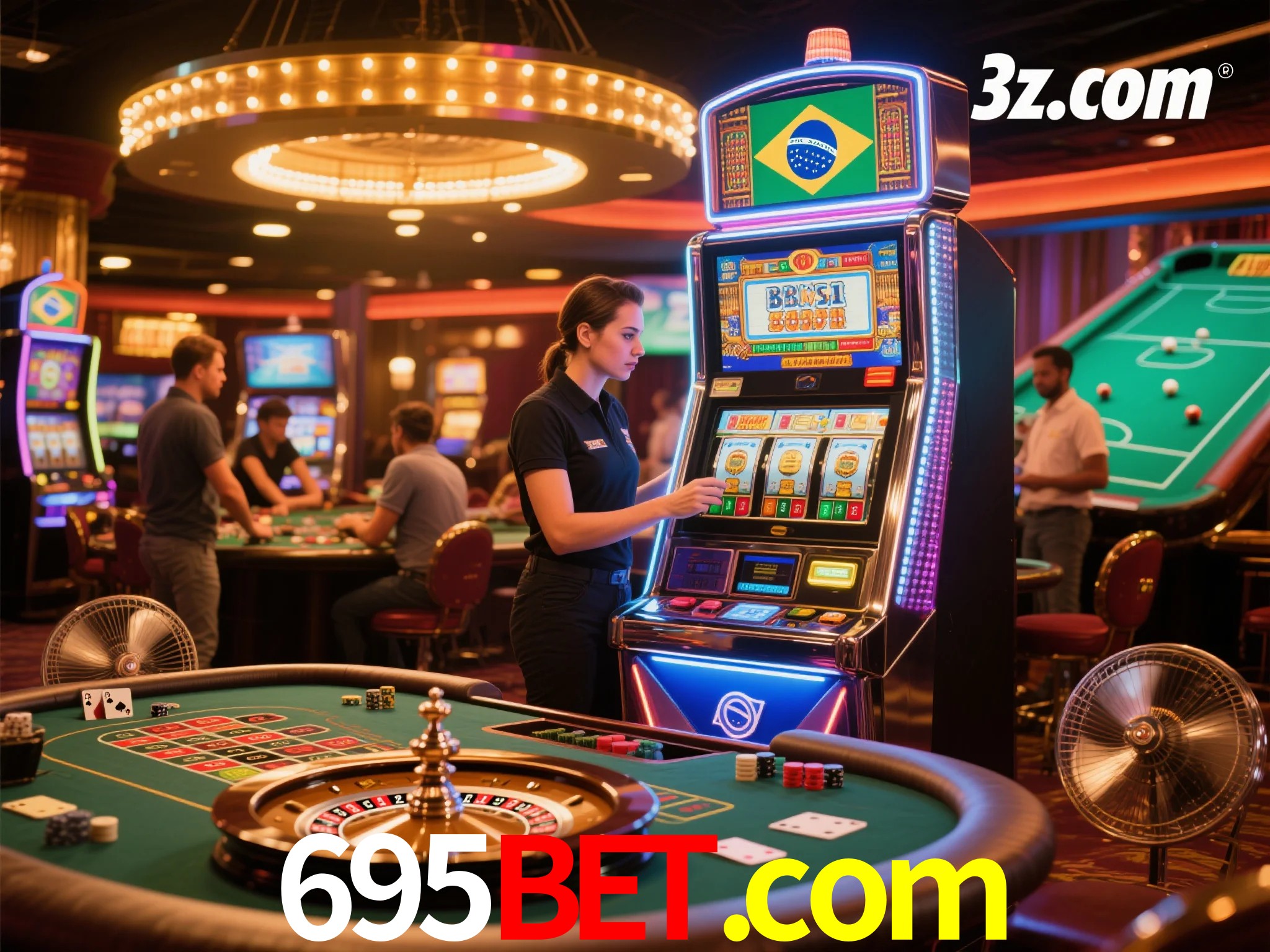 Depositar dinheiro para jogar jogos de cassino.